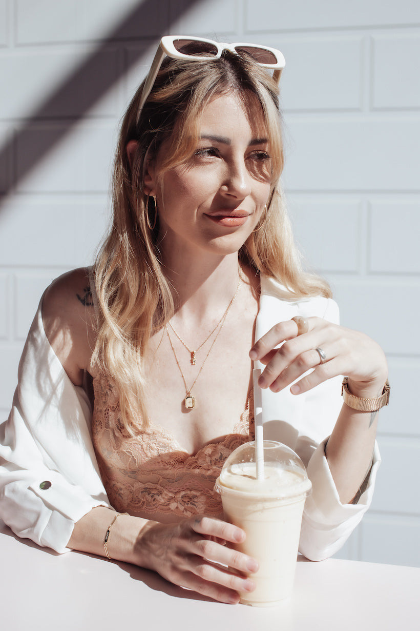 Enchanted Garden Bralette Peach