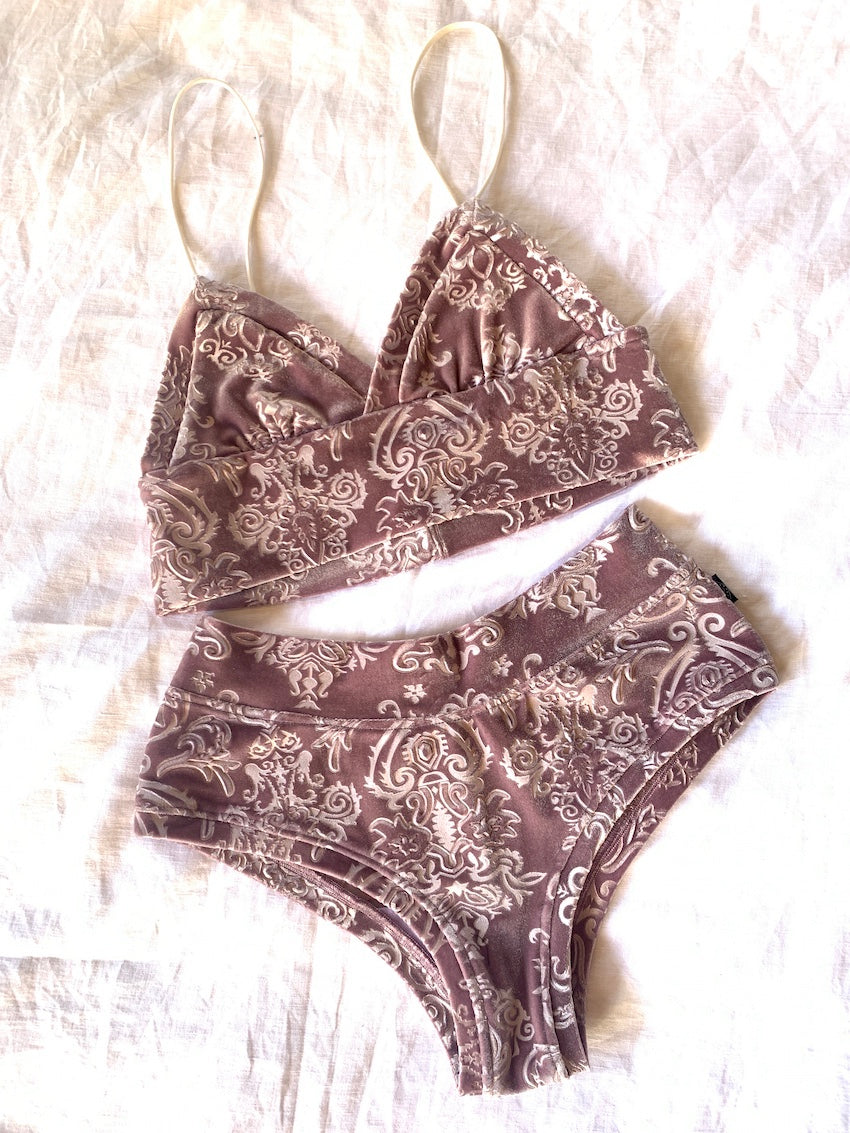 Embossed Illustrious velvet - Briefs