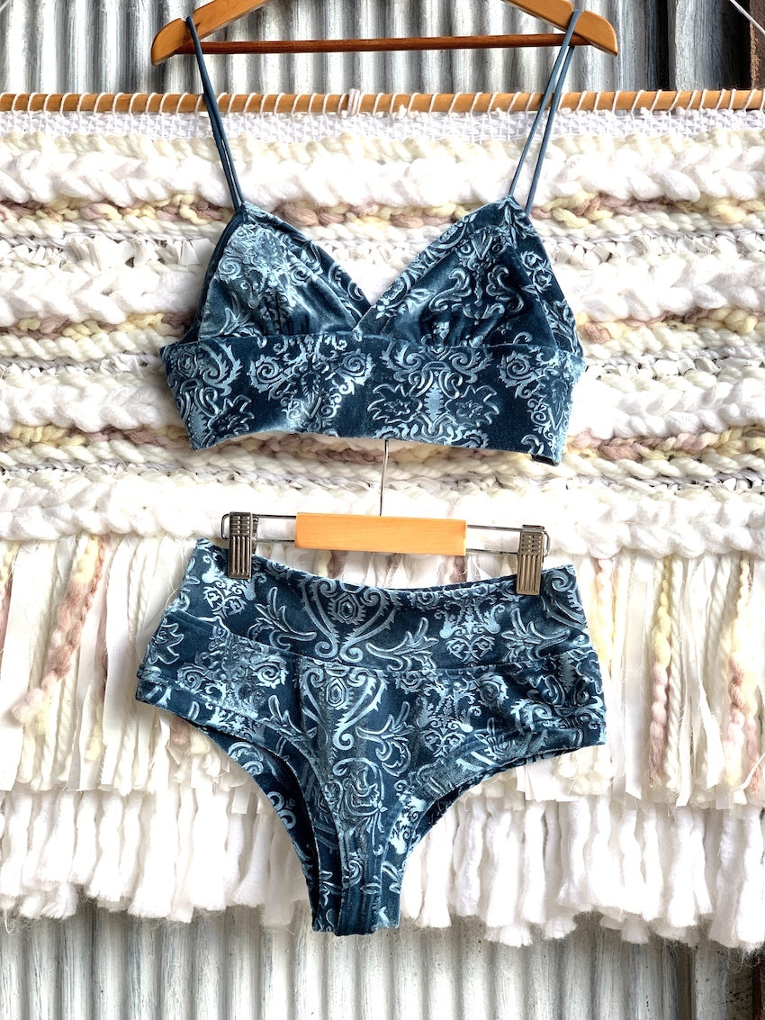 Embossed Illustrious velvet - Briefs