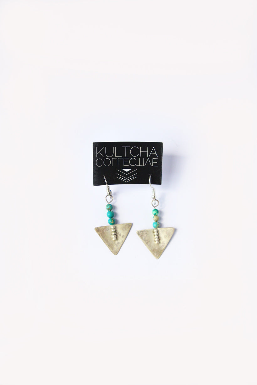 Prism Earrings ~ Sterling silver