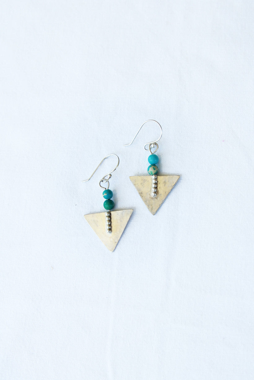 Prism Earrings ~ Sterling silver