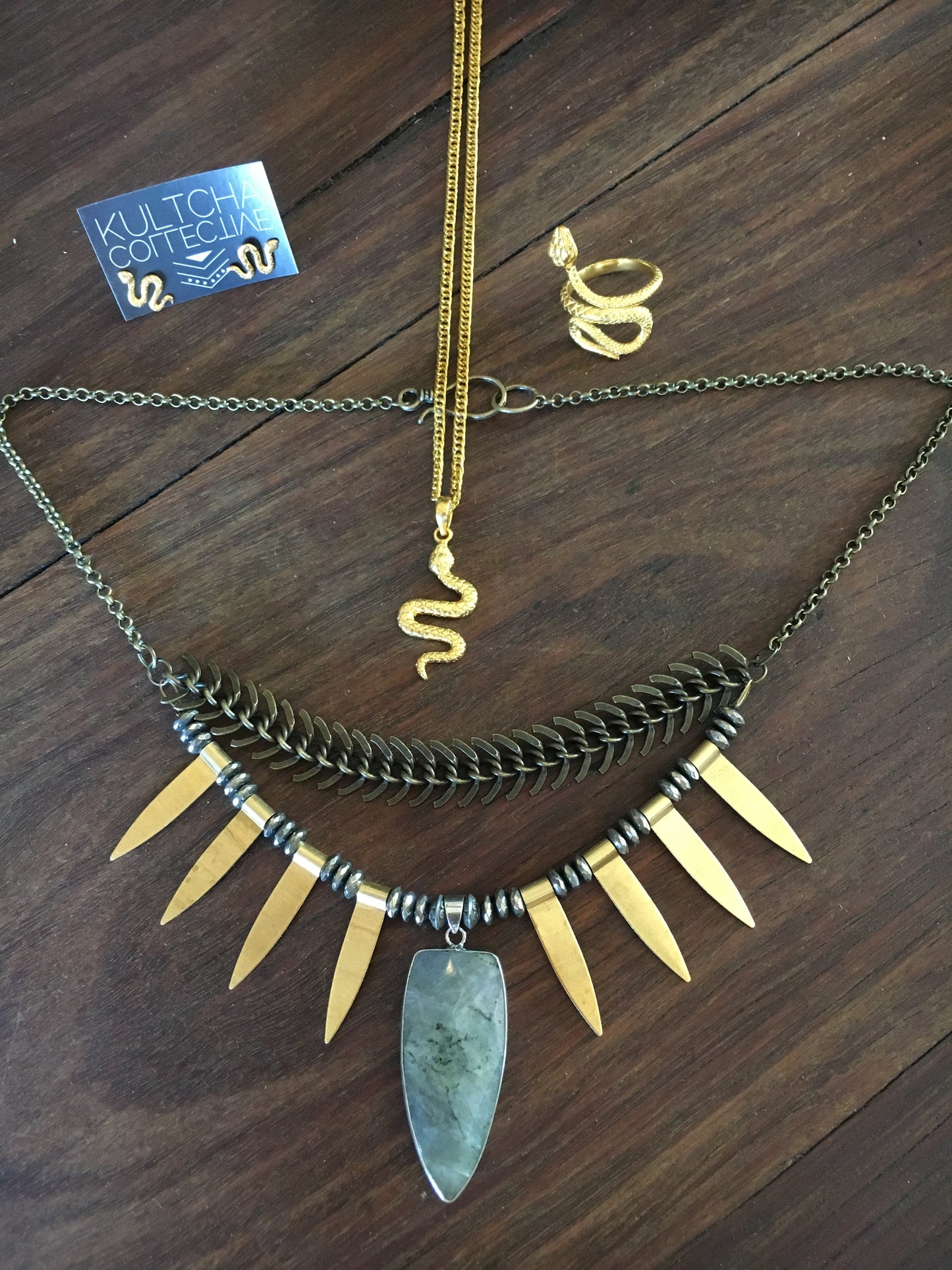 Sumeria Serpent Necklace
