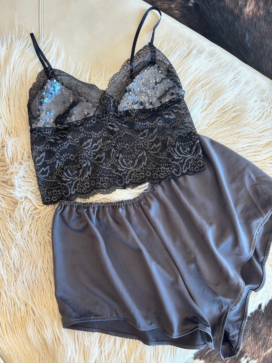 Moonshadow Sequin Bra-lette