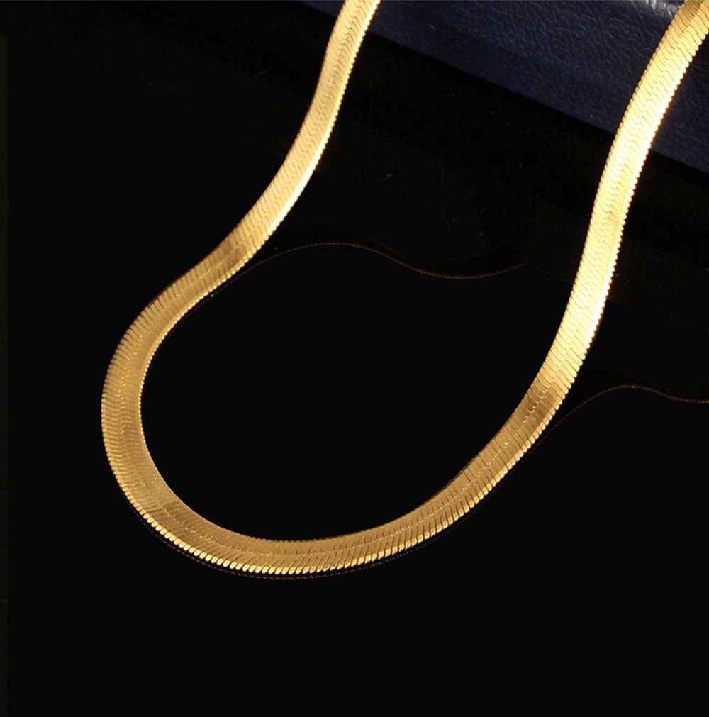 Snake Chain Flat ~ Gold Vermeil