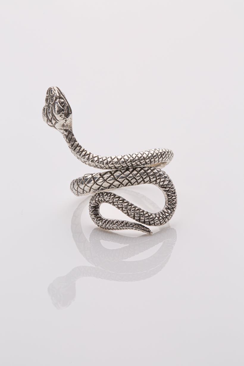 Serpent Ring Sterling Silver
